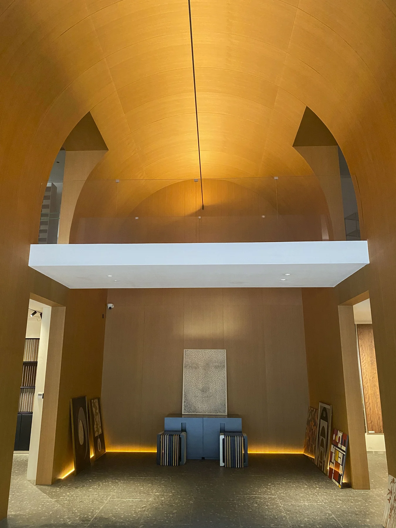 Wood in an interior setting